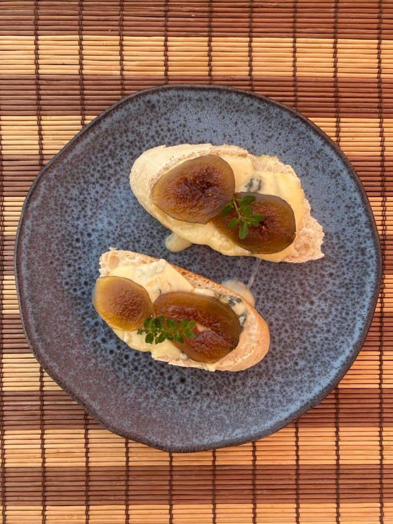 Brusquetas Rústicas de Gorgonzola & Figo